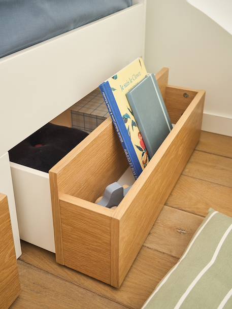 Kinderbed Cabane 90x190cm wit - vertbaudet enfant 