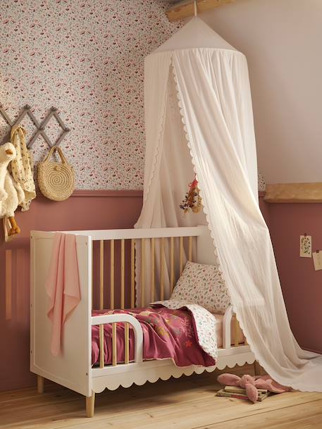 Bedset voor baby's met dekbedovertrek + kussensloop LAPIN ENCHANTÉ oudroze - vertbaudet enfant 