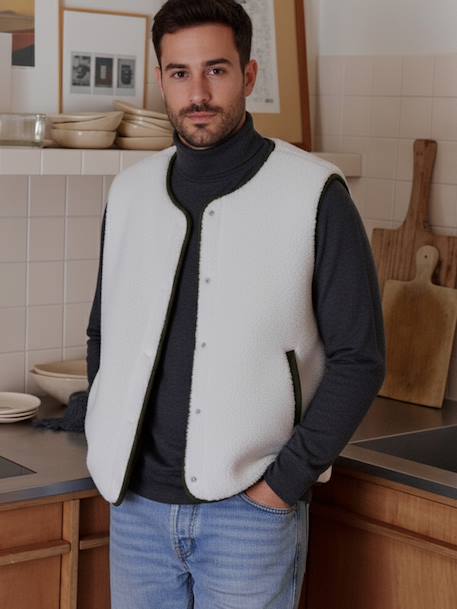 Garçon-Gilet homme sans manches réversible capsule famille