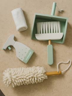 Speelgoed-Imitatiespelletjes-Huis, klussen en beroepen-Houten schoonmaakset FSC® 
