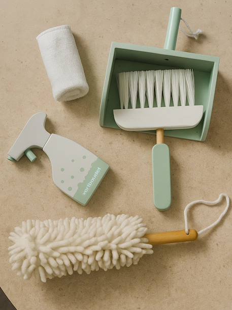 Set de ménage en bois FSC® vert - vertbaudet enfant 