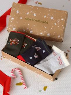 -Coffret de 3 paires de chaussettes Noël 