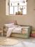 Kinderbed 70x140 cm met rieten lade LIGNE POESIE groen - vertbaudet enfant 