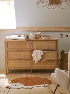 Slaapkamer en Opbergoplossingen-Slaapkamer-Commode dubbel riet met 6 laden, diepte 42cm - ELLA