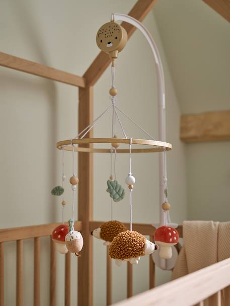Mobile musical HERISSON beige - vertbaudet enfant 