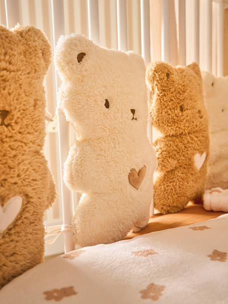 Tour de lit / Tour de parc coussins PETIT OURS vanille - vertbaudet enfant 