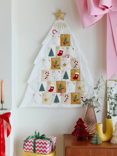 Calendrier de l'avent Sapin blanc blanc - vertbaudet enfant 