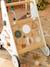 Loopwagen met remmen GREEN FOREST van FSC®-hout geel+hout+rood - vertbaudet enfant 