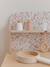 Cuisine en bois FSC® avec accessoires écru+rose+vert sauge - vertbaudet enfant 