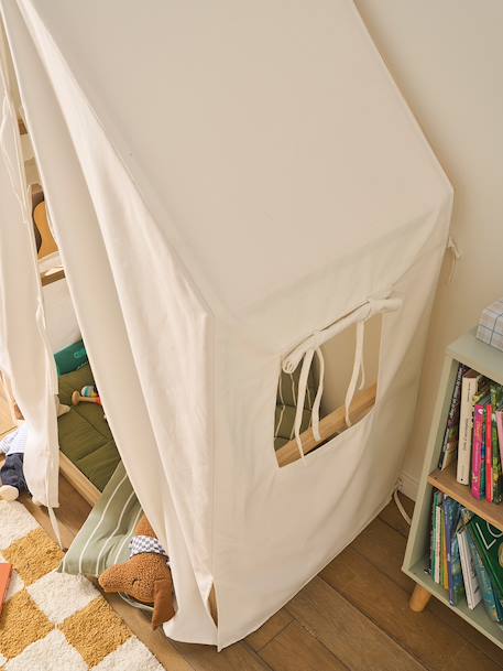Kinderbed Cabane 90x190cm wit - vertbaudet enfant 