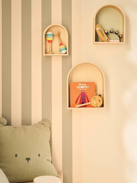 Set van 3 regenboog huisrekjes saliegroen - vertbaudet enfant 