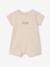Coffret bébé 2 combishorts en coton bio beige chiné - vertbaudet enfant 