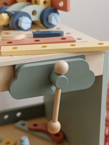 Etabli de bricolage avec accessoires en bois FSC® vert - vertbaudet enfant 