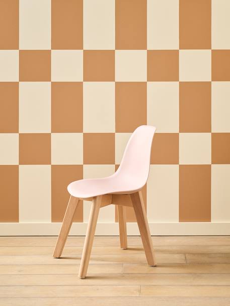 Chaise maternelle design scandinave rose - vertbaudet enfant 