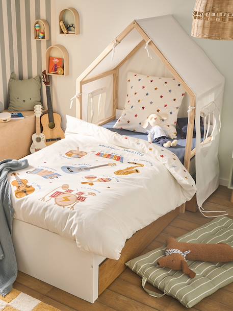 Kinderbed Cabane 90x190cm wit - vertbaudet enfant 