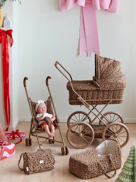Landau pour poupon Vertbaudet x Envie de Fraise marron - vertbaudet enfant 