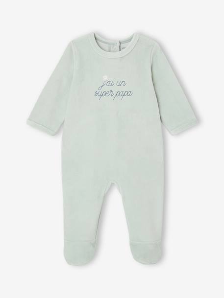 Lot 2 pyjamas bébé fille velours rose - vertbaudet enfant 