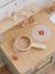 Cuisine en bois FSC® avec accessoires écru+rose+vert sauge - vertbaudet enfant 