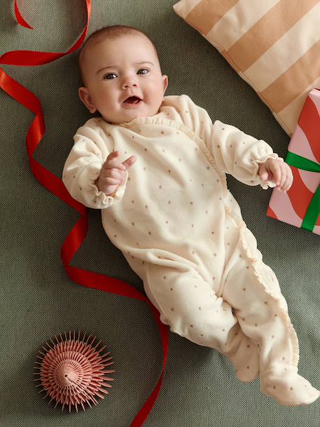 Set met slaappakje en knuffel voor baby's ecru - vertbaudet enfant 