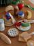Grand set du petit-déjeuner en feutrine et bois FSC® bois - vertbaudet enfant 