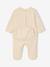 Set van 3 pyjama's baby van biologisch katoen beige+ecru+saliegroen - vertbaudet enfant 