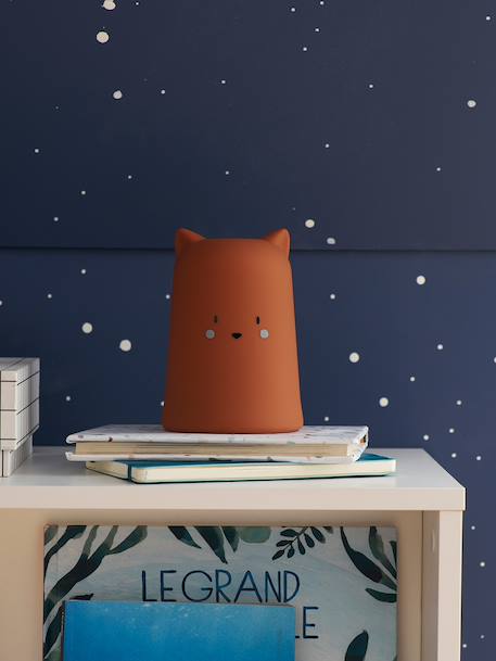 Nachtlamp Vos MARRON MOYEN UNI AVEC DECOR - vertbaudet enfant 