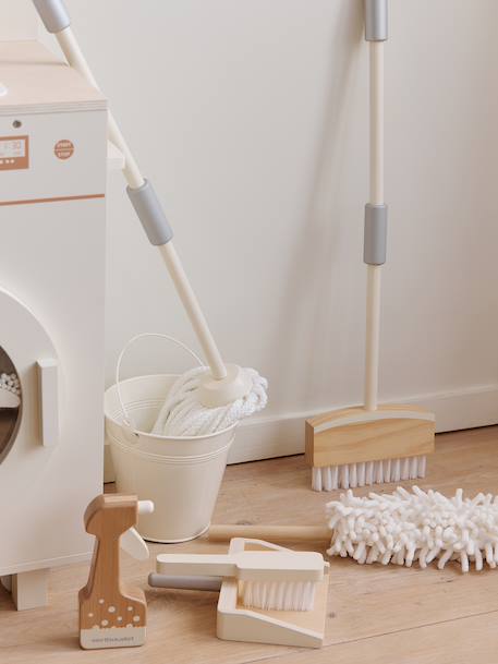 Grote schoonmaakset van FSC®-hout wit - vertbaudet enfant 
