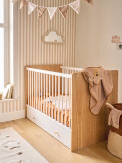 Chambre et rangement-Chambre-Lit bébé, lit enfant-Lit bébé-Lit bébé évolutif 60x120cm MOONLIGHT