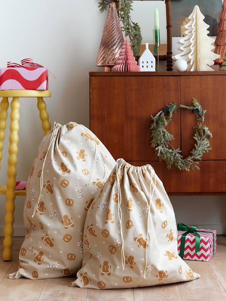 Sac hotte de Noël Moony cannelle - vertbaudet enfant 