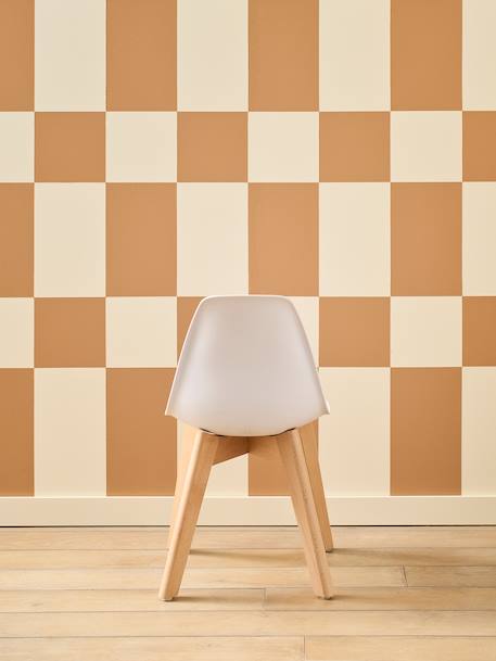 Stoel voor de kleuterschool in Scandinavisch design rozen+wit - vertbaudet enfant 
