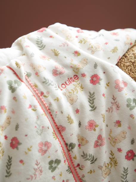 Gigoteuse hiver manches longues amovibles LAPIN ENCHANTÉ blanc imprimé - vertbaudet enfant 