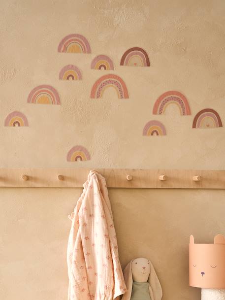 Set van 20 regenboogstickers rozen - vertbaudet enfant 