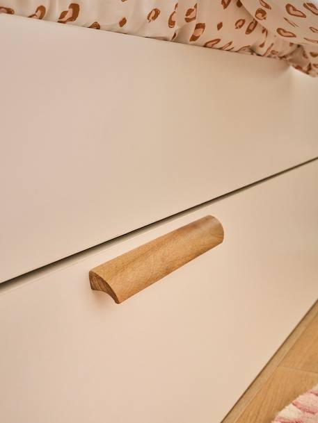 Lit enfant 90x190cm avec rangements + table de chevet réversible Japi blanc - vertbaudet enfant 