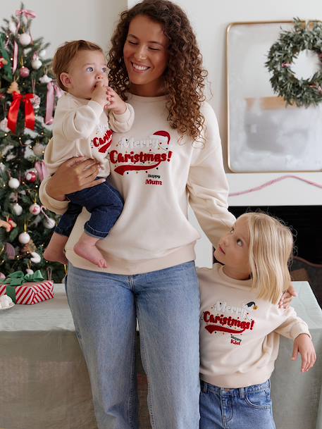 Kerst sweater baby familie capsule vanille - vertbaudet enfant 