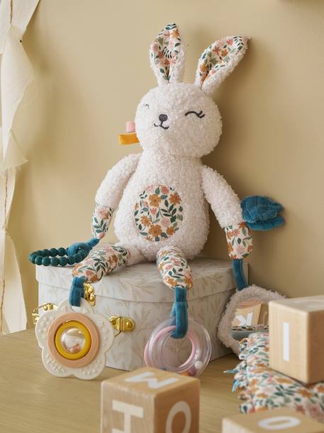 Peluche d'activités à suspendre RETRO FLOWER jaune - vertbaudet enfant 