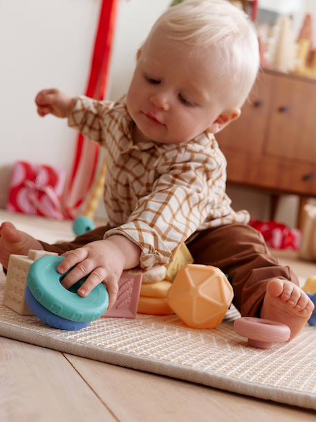 Grote sensorische koffer van zacht plastic wit - vertbaudet enfant 