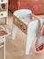 Lit poupon en bois FSC® blanc+bois - vertbaudet enfant 