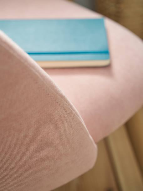 Chaise enfant en tissu chiné rose+vert - vertbaudet enfant 