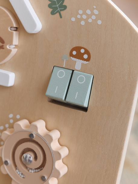 Planche d'activités avec ardoise magique GREEN FOREST en bois FSC® bois - vertbaudet enfant 