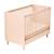 Meegroeibed met details LIGNE FESTON ecru+rozen - vertbaudet enfant 