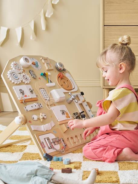 Planche d'apprentissage multi activités en bois FSC® bois - vertbaudet enfant 