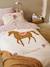 Parure housse de couette + taie d'oreiller ARIZONA DREAM, avec coton recyclé blanc imprimé - vertbaudet enfant 