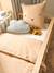 Parure housse de couette + taie d'oreiller OURSON, avec coton recyclé beige imprimé - vertbaudet enfant 