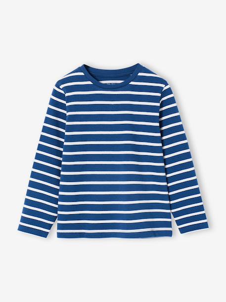 Set van 3 t-shirts voor jongens karamel+wit - vertbaudet enfant 