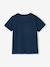 Jongensshirt met motief in omkeerbare pailletten Basics blauwgroen+ecru+nachtblauw+oceaanblauw+wit - vertbaudet enfant 