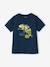 Tee-shirt garçon motif à sequins réversibles blanc+bleu nuit+bleu océan+écru+vert d'eau - vertbaudet enfant 