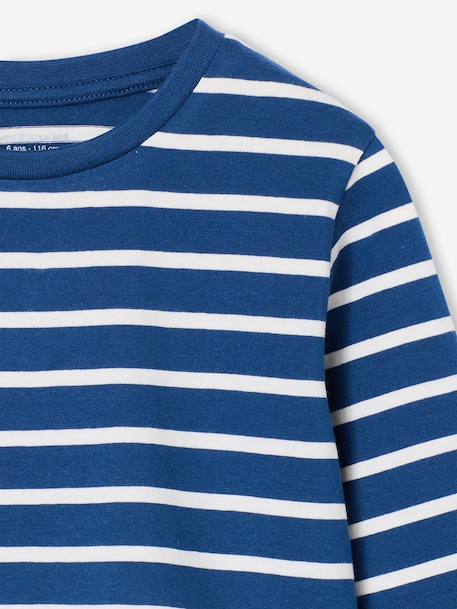 Set van 3 t-shirts voor jongens karamel+wit - vertbaudet enfant 