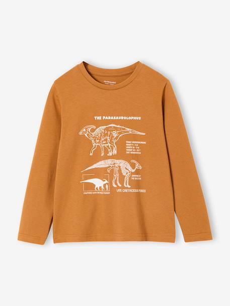Set van 3 t-shirts voor jongens karamel+wit - vertbaudet enfant 