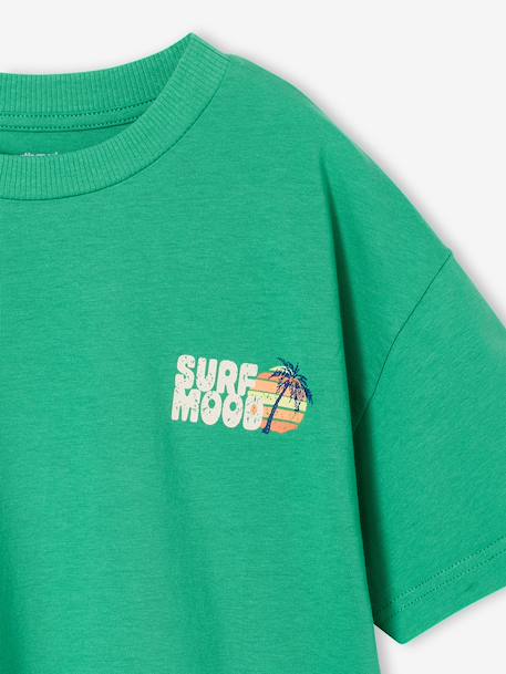 T-shirt garçon manches courtes vert - vertbaudet enfant 