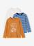Set van 3 t-shirts voor jongens karamel+wit - vertbaudet enfant 